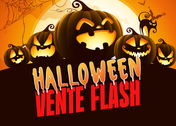 vente flash halloween 2025